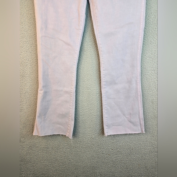 7 For All Mankind Womens Sz 28 Lilac Italian Cotton High Rise Jeans Raw Hem - Picture 4 of 14